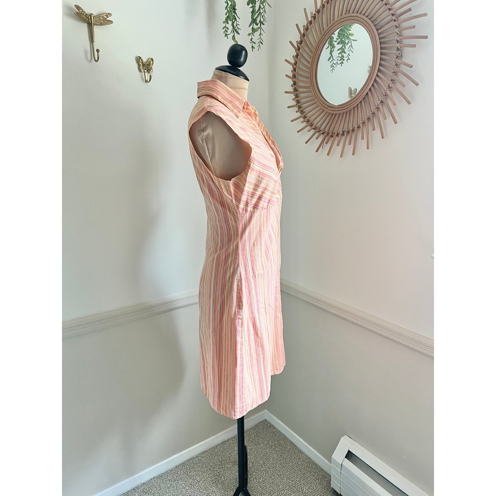 Vintage Y2K Street Code Striped Mini Dress - Picture 3 of 6